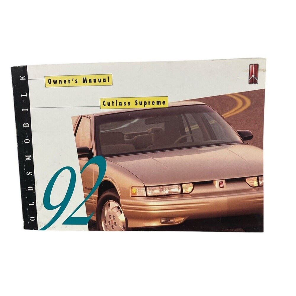 1992 Oldsmobile Cutlass Supreme car owner's manual USA 336 Pages